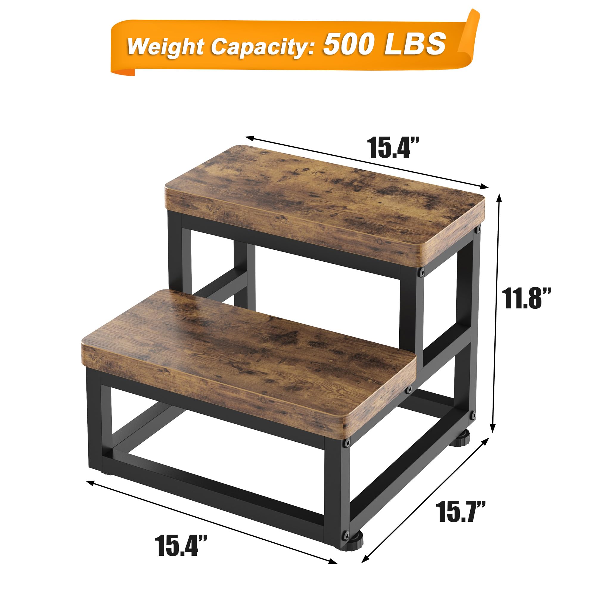 FYGUES wood and steel construction highlighting sturdy load bearing