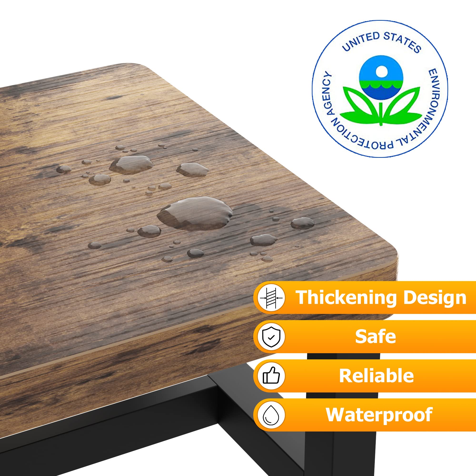 FYGUES 500-lb capacity stool supports adults and kids safely.