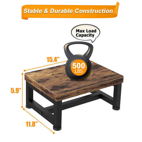 FYGUES step stool for indoor and outdoor use in kitchen or bathroom.