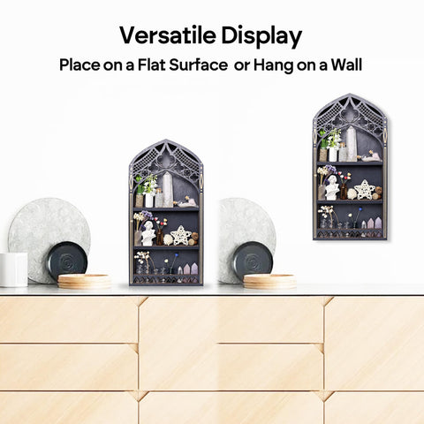 FNYDOX gothic shelf blends with witchy and gothic interior styles