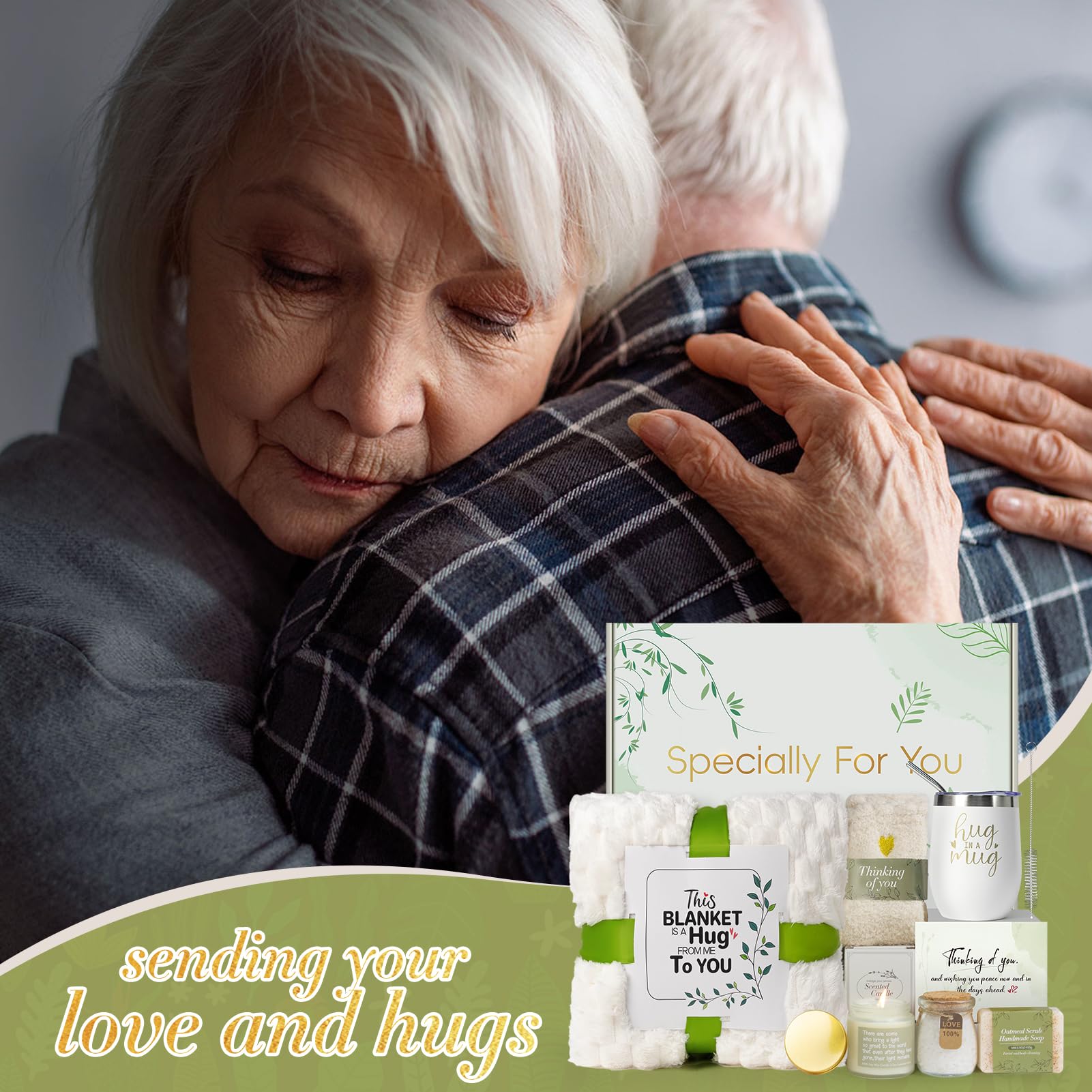 Fyroax sympathy gift packaging—ready-to-give presentation with card included.