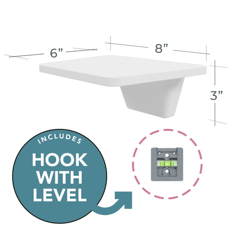 Fytz Design bedroom setup with bedside shelf for small items