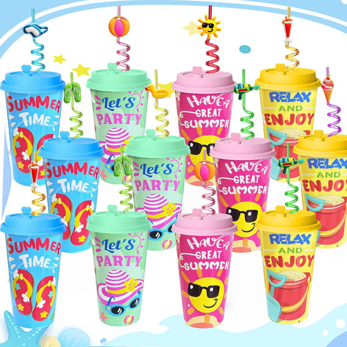 FZR Legend 24-pack pool cups with lids for easy, mess-free serving.