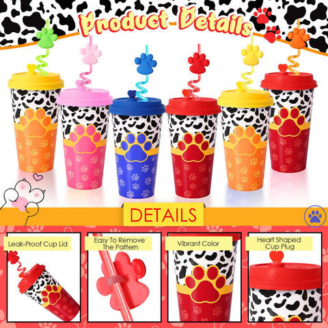 FZR Legend 9.25-inch paw straws ensure comfortable sipping