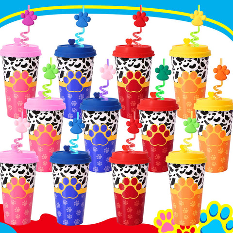 FZR Legend paw print cups for pet-themed birthday parties