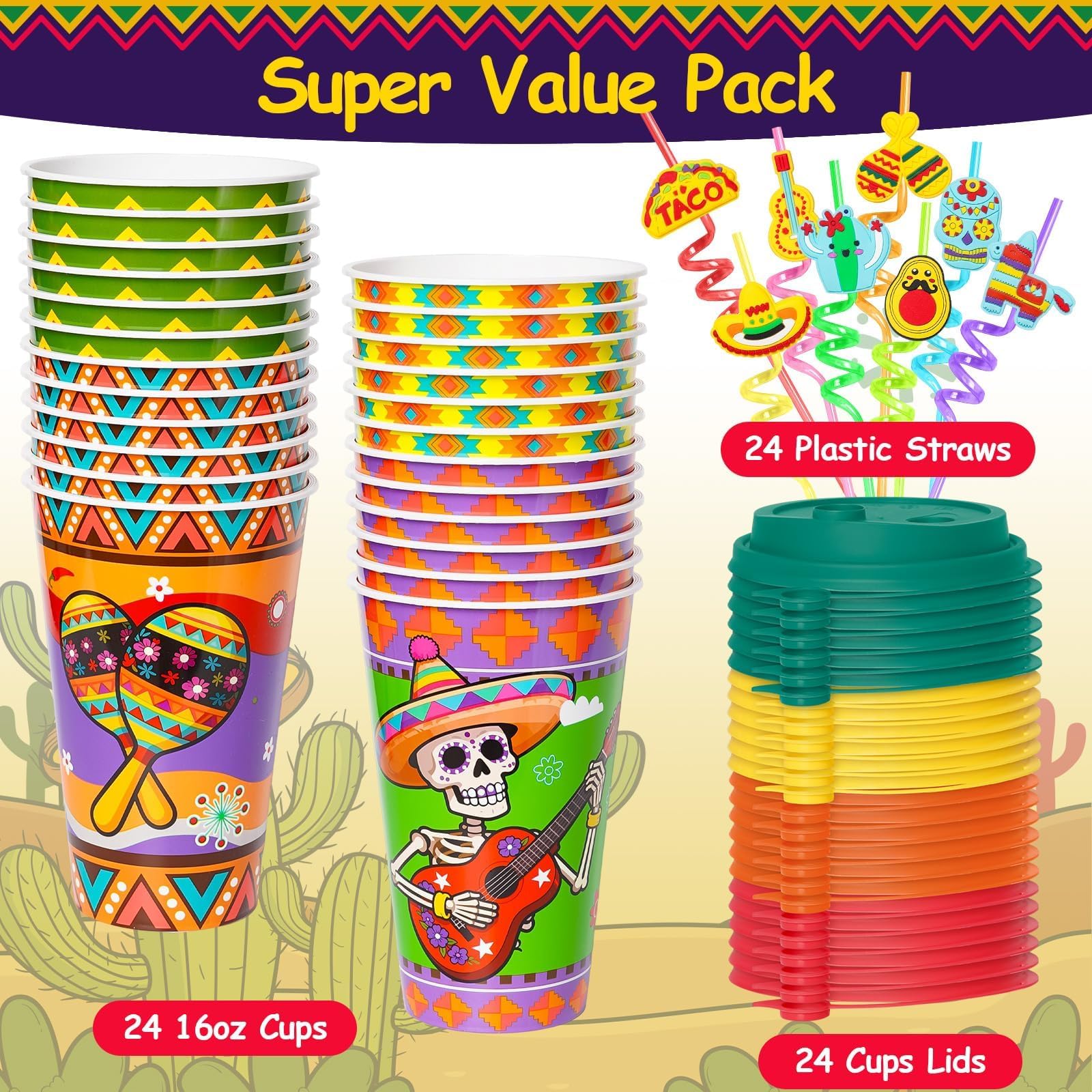 Reusable plastic cups provide a durable option for future celebrations.