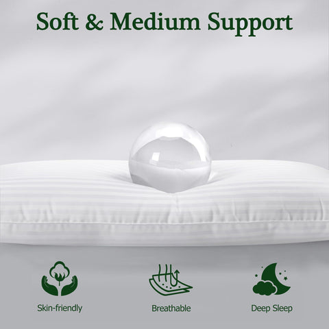 FZZOR no-shift comfort pillow maintaining shape all night