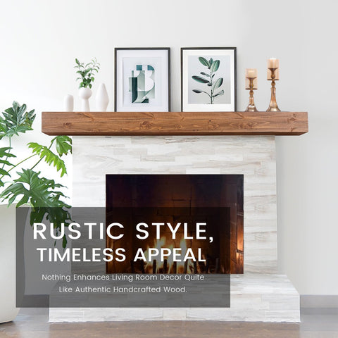 G GOOD GAIN rustic dark walnut finish complements modern and traditional spaces.