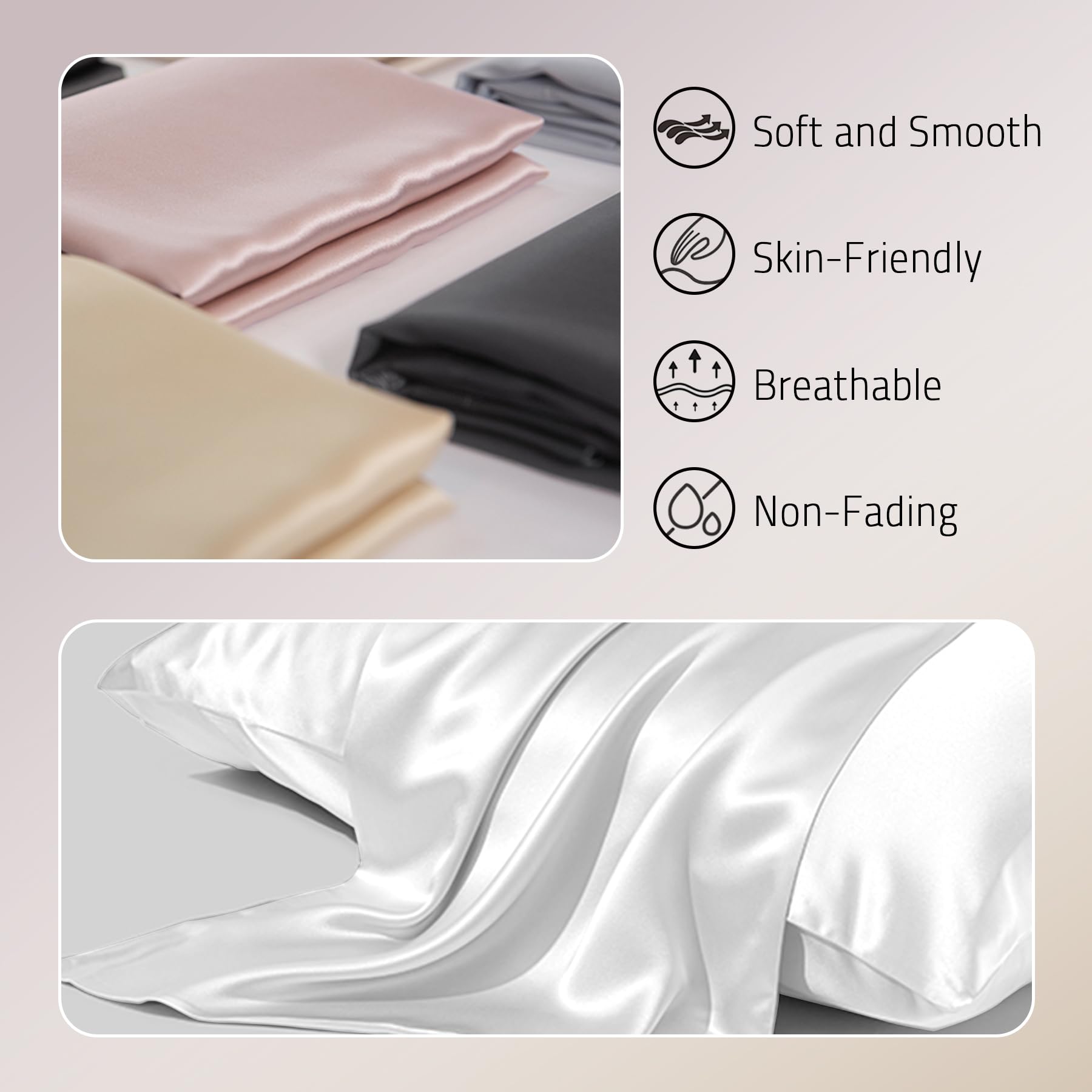 Gabire hidden zip close-up showing secure pillow fit