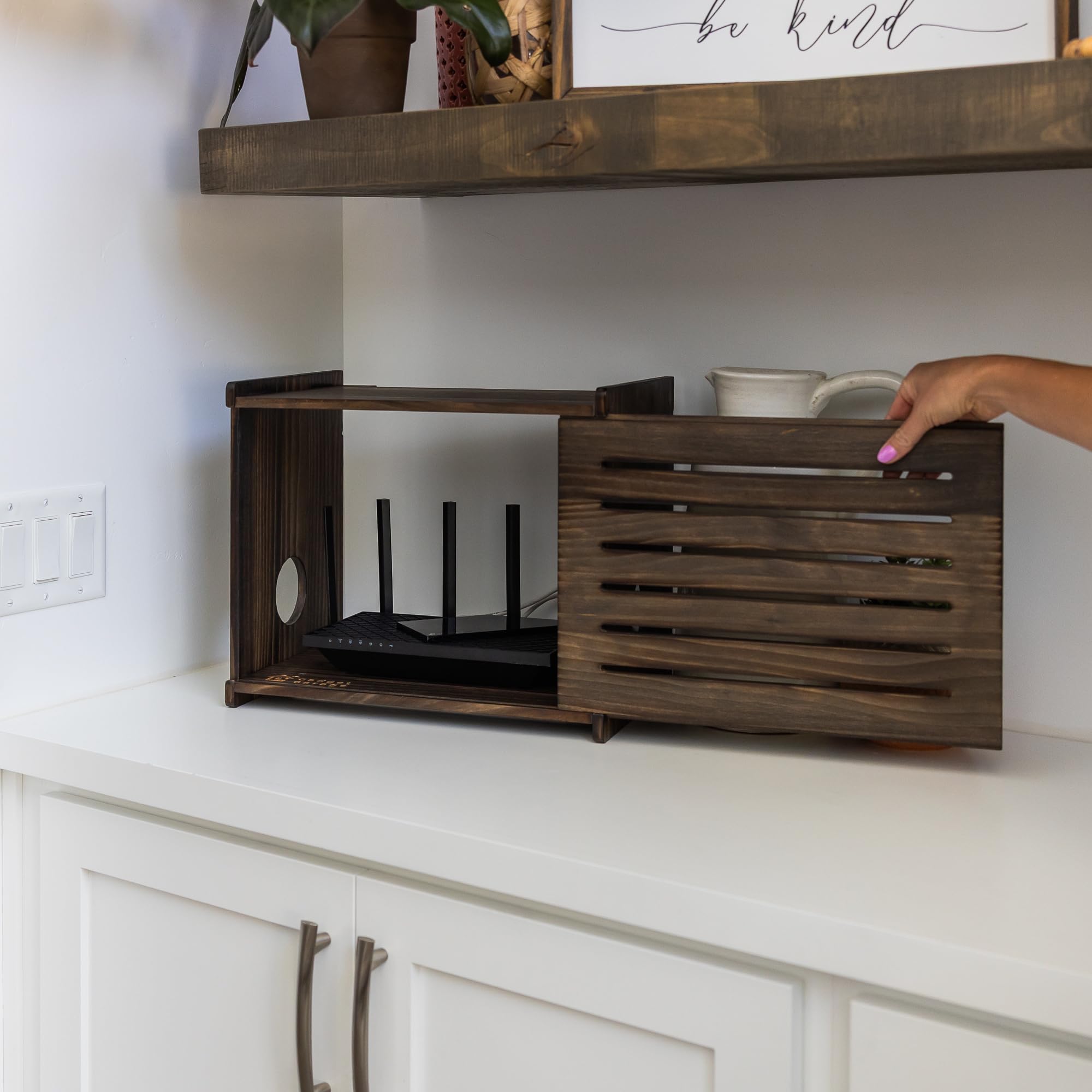 Gadget Garage 11-inch router fit covers most consumer devices.