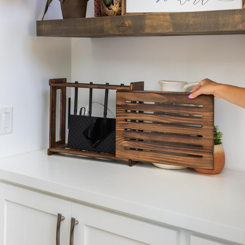 Gadget Garage includes screwdriver and hardware for quick installation.