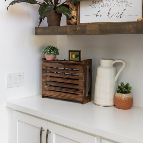 Gadget Garage interior height 11 inches to fit most routers.