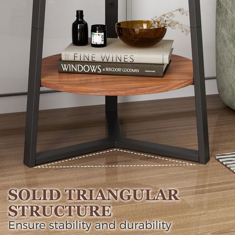 Gadroad round end table rounded corner design for safer everyday use