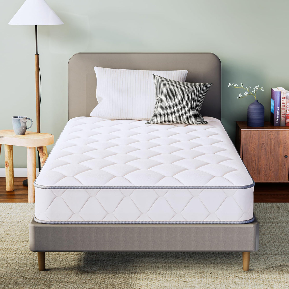 GAESTE Twin Mattress shows the foam layers delivering balanced support for daily comfort.