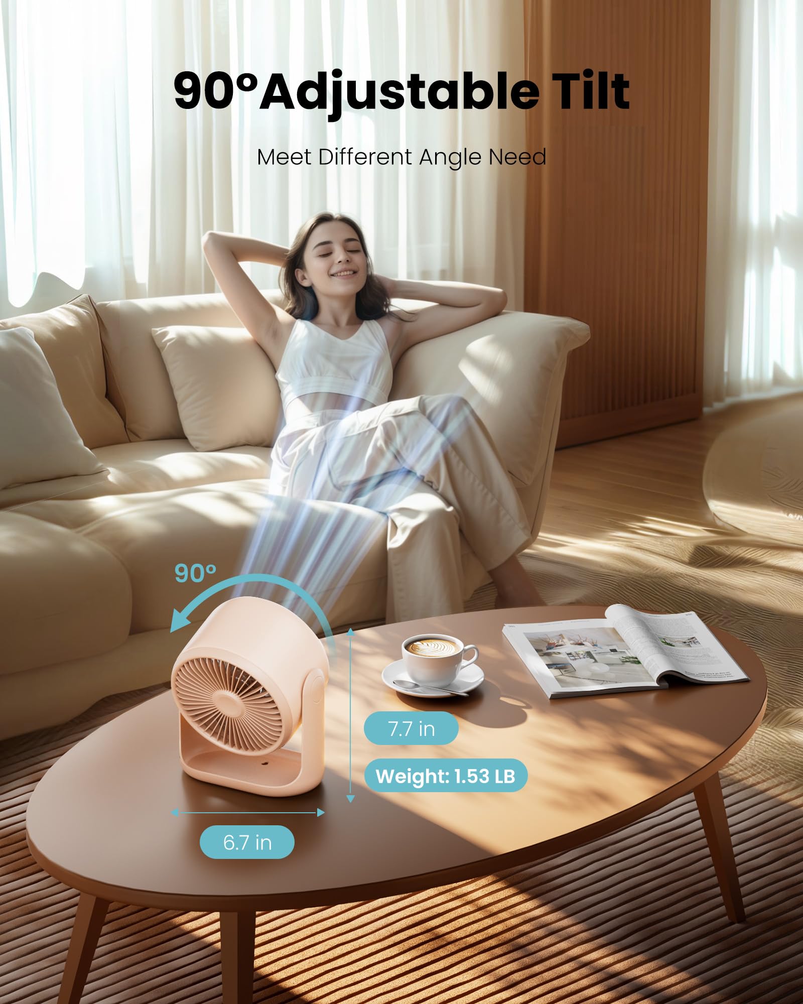 Gaiatop 5-speed settings with LED readout suits different tasks.