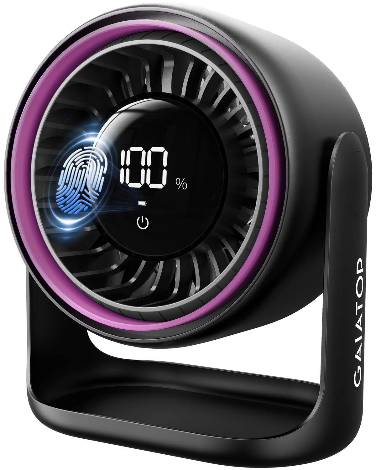 Gaiatop desk fan with touch display for easy desk control.