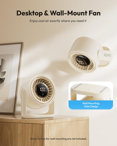Gaiatop desk fan ultra quiet motor for peaceful nights