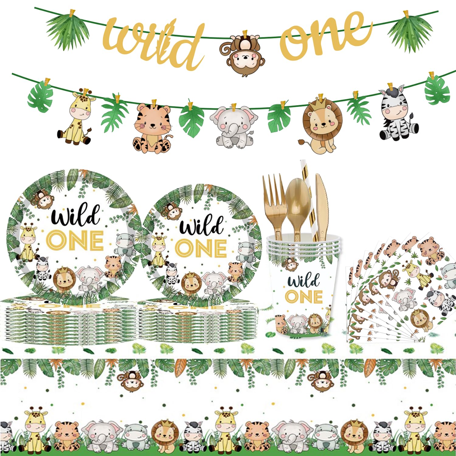 GalaHub Wild One banner provides a jungle backdrop for photos
