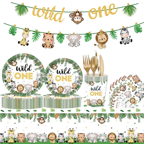 GalaHub Wild One banner provides a jungle backdrop for photos