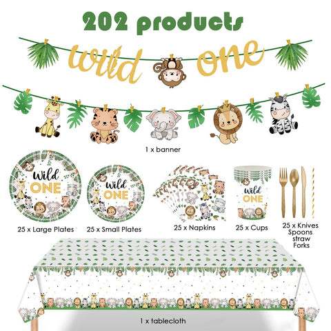 GalaHub Wild One dinner plates 9inch offer sturdy meals for kids