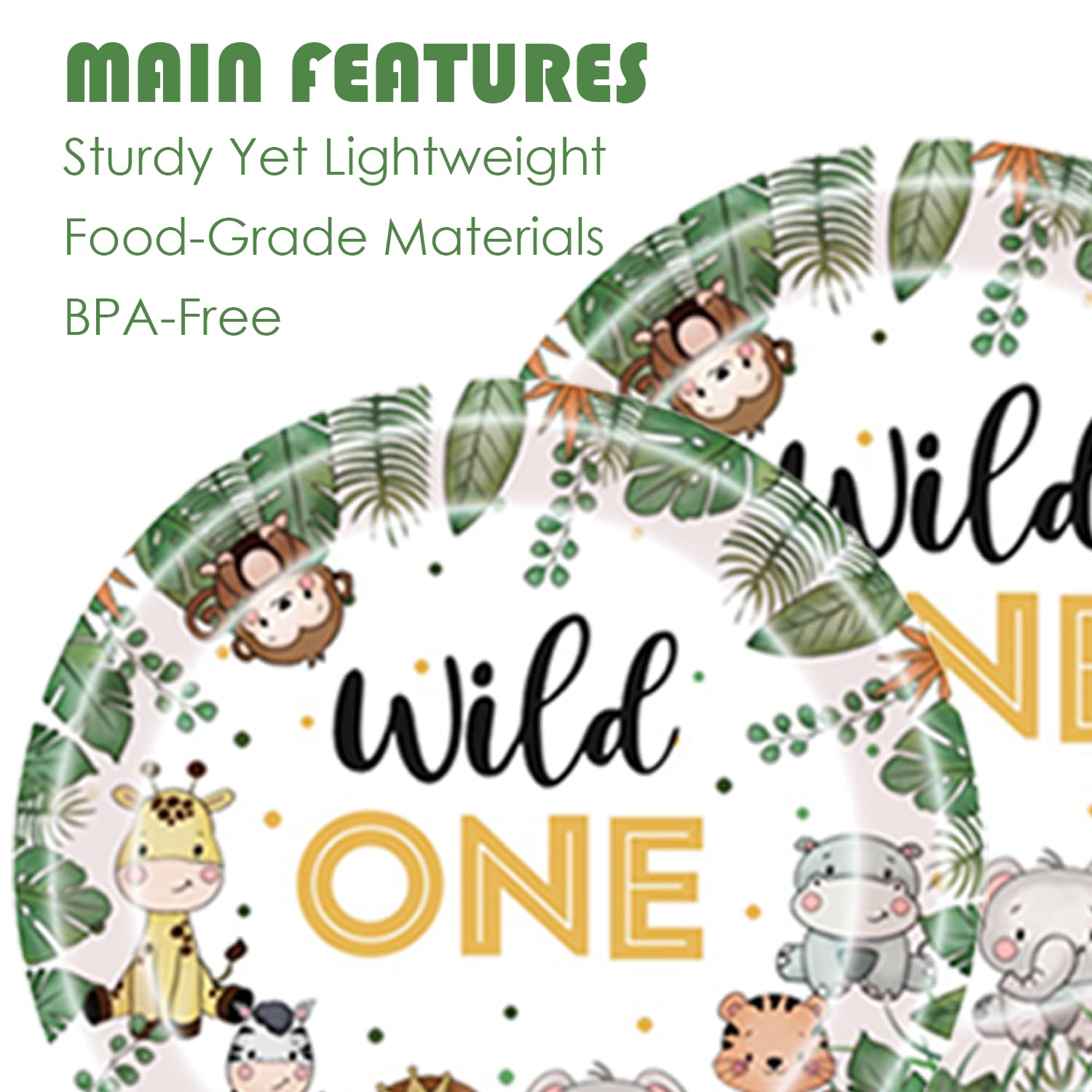 GalaHub Wild One napkins 6-5inch offer soft, skin-friendly cleanup