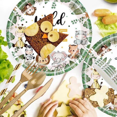 GalaHub Wild One tablecloth 108x54 protects surfaces and hides messes
