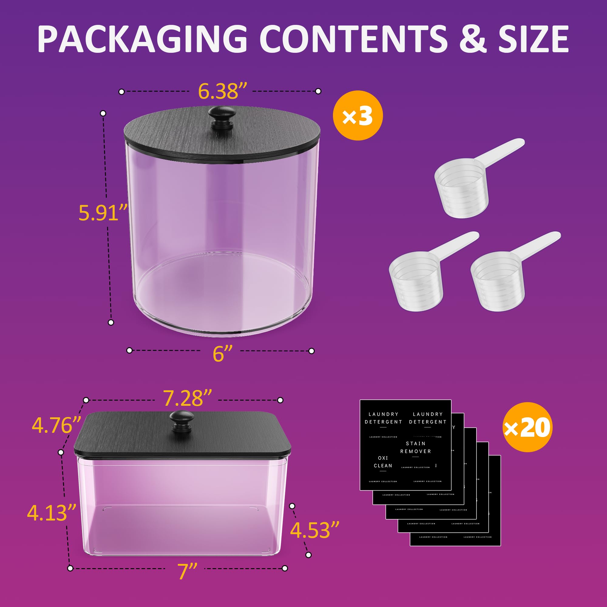 galasily dryer sheet container clear box holds up to 200 sheets for easy access