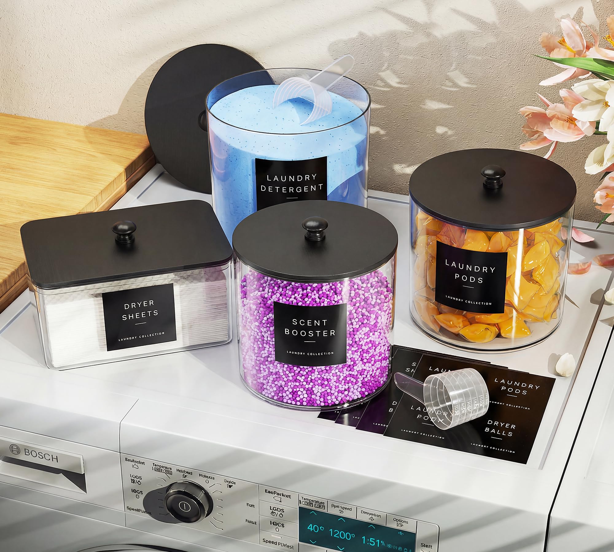 galasily laundry room organization set compact and cohesive storage solution