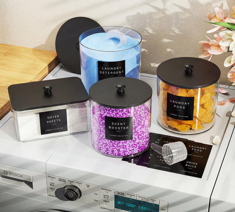 galasily laundry room organization set compact and cohesive storage solution