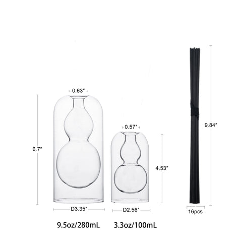 Double packaging protects GalDal diffuser bottles during shipping.