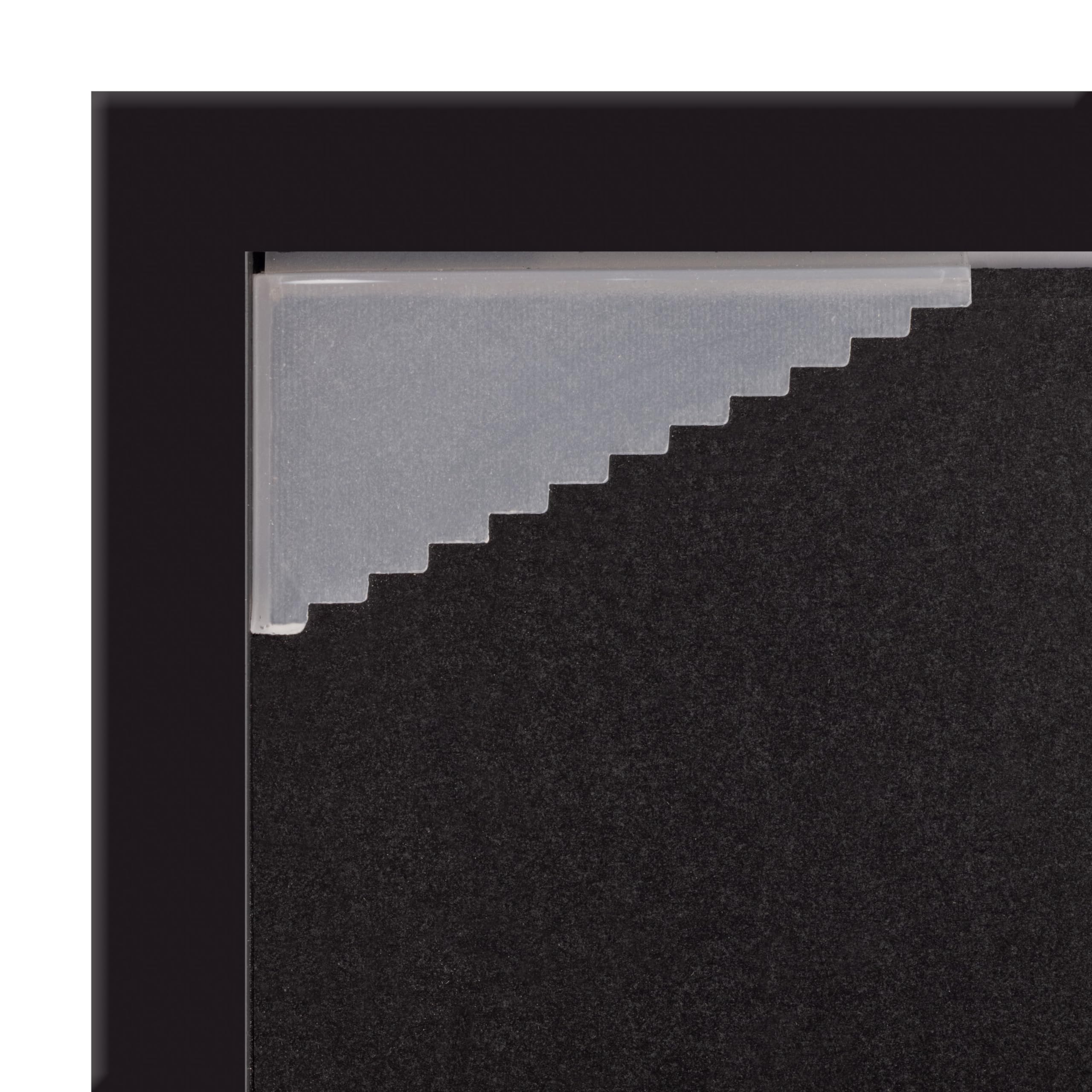 Gallery Solutions easel back enables mantel or desk display
