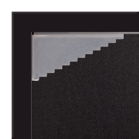 Gallery Solutions easel back enables mantel or desk display