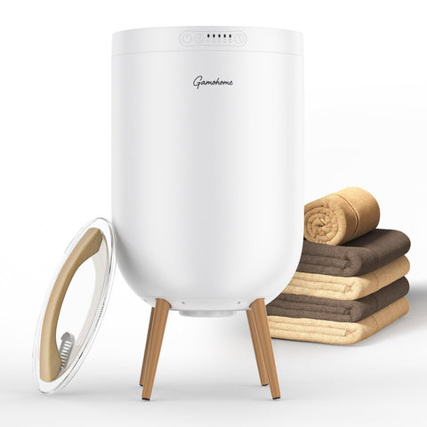 GAMOHOME towel warmer luxury bucket full product view for a stylish bathroom