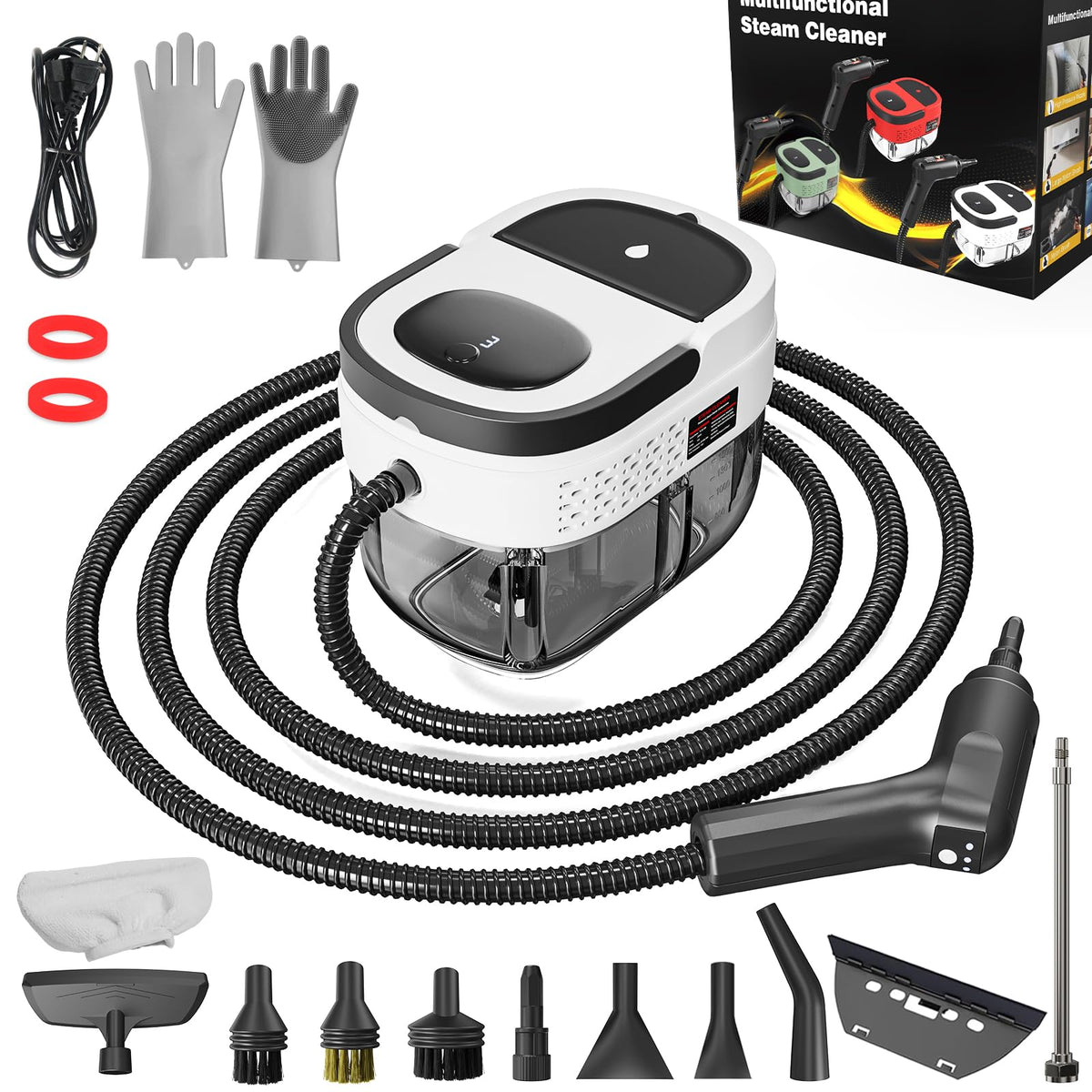 Ganggend Handheld Steam Cleaner delivers quick heat for fast, thorough surface cleaning.