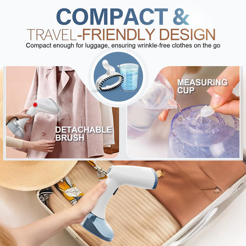 GANIBAY Steamer smooths cotton, linen, wool and more with care