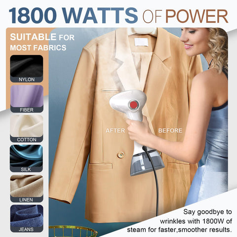 GANIBAY Steamer offers three settings for diverse fabrics and duties