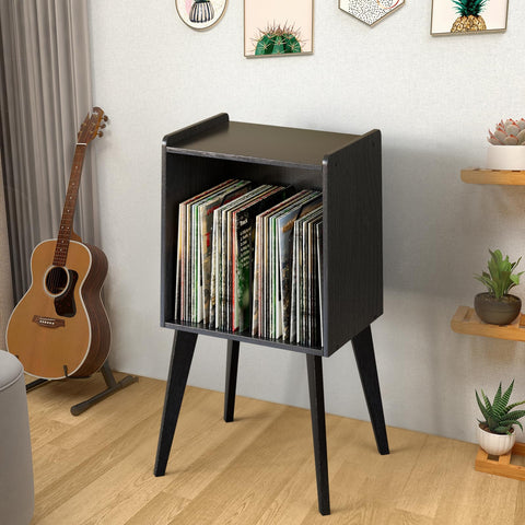 Gannyfer Record Player Stand in a living room setup.