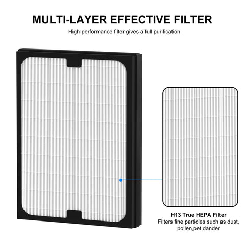 Ganteny 2-pack packaging enables quick swaps and long-lasting air purification.