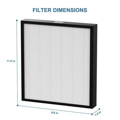 Ganteny 99.97% filtration at 0.3 microns captures tiny particles.