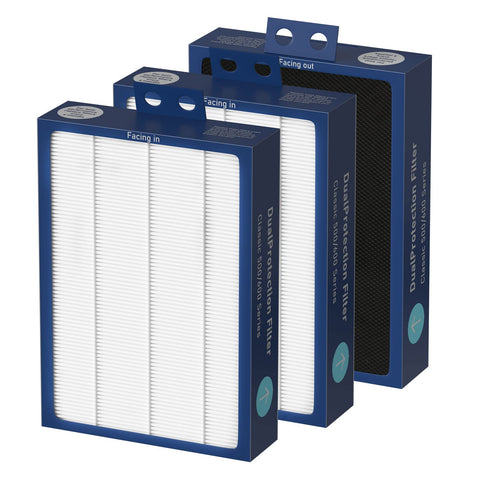 Ganteny Blueair 500/600 series 3-pack filter for easy replacement.