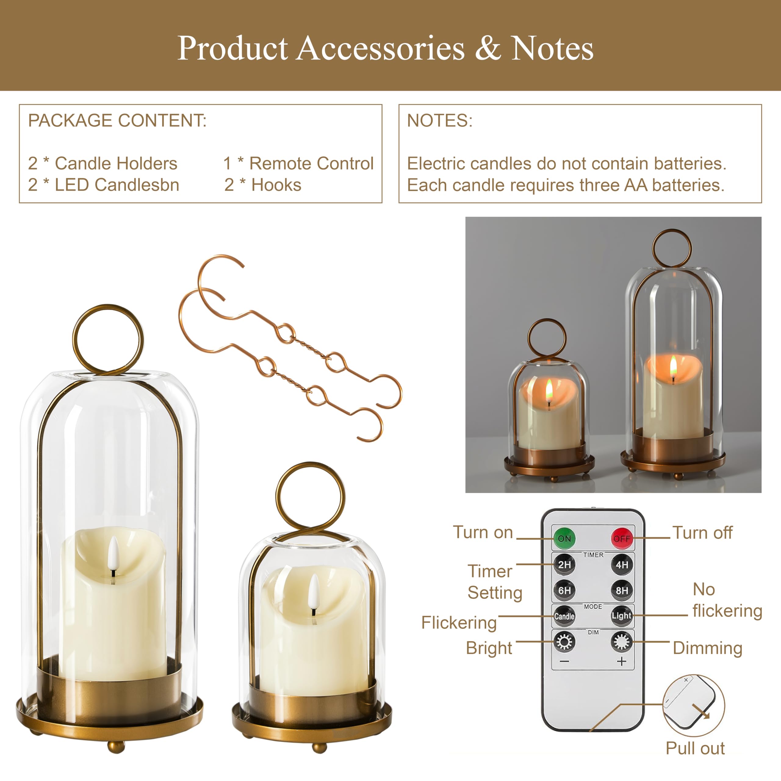Ganwu glass base diameter 4-5 inch supports stable tabletop display