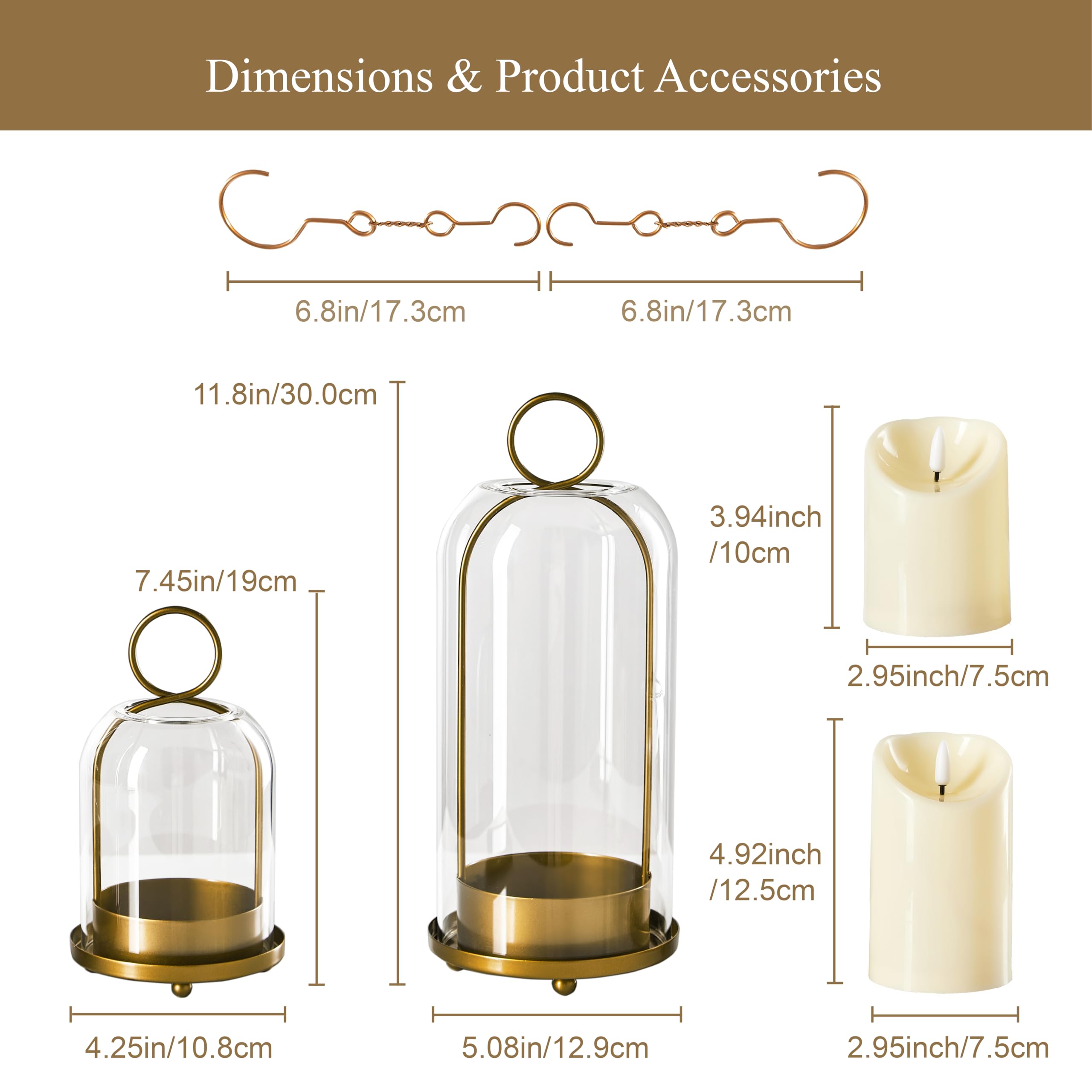 Ganwu removable windproof hurricane glass offers safe, heat-resistant display