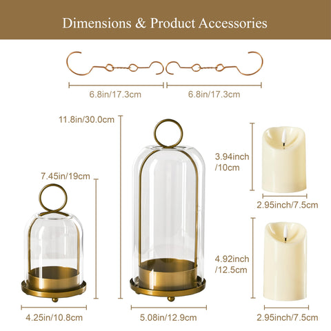 Ganwu removable windproof hurricane glass offers safe, heat-resistant display