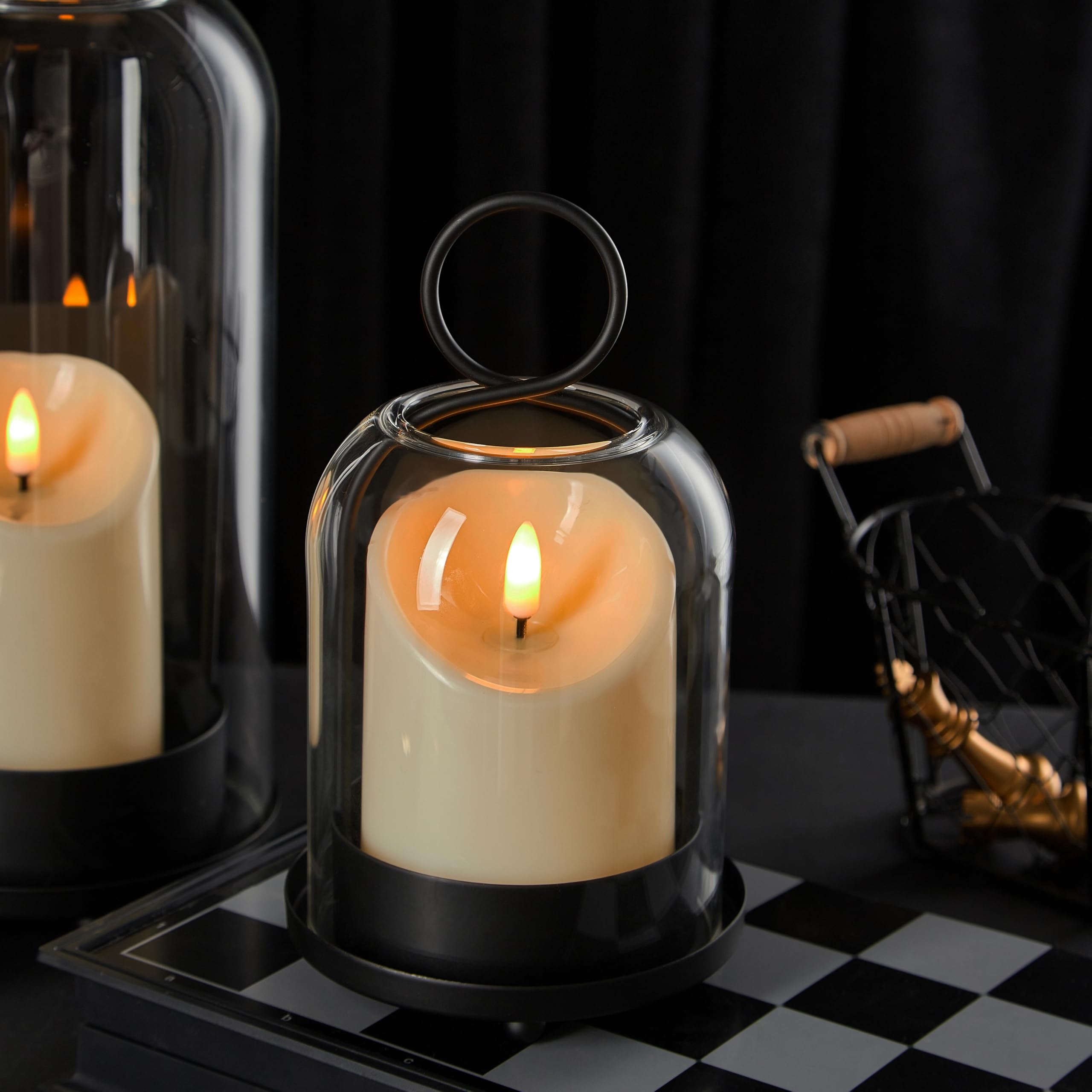 Ganwu timer candles remote control for customizable ambiance.