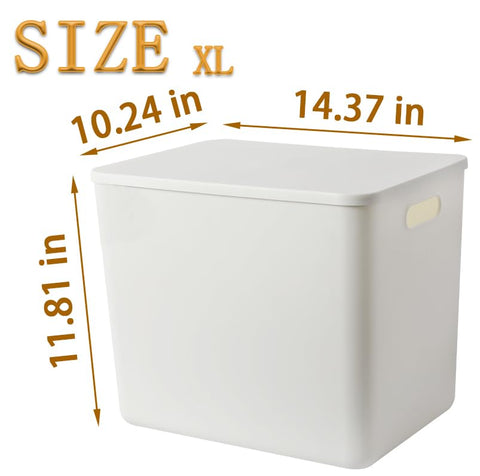 Gaoaodeyu bathroom and kitchen storage bin white simplifies daily tidying.