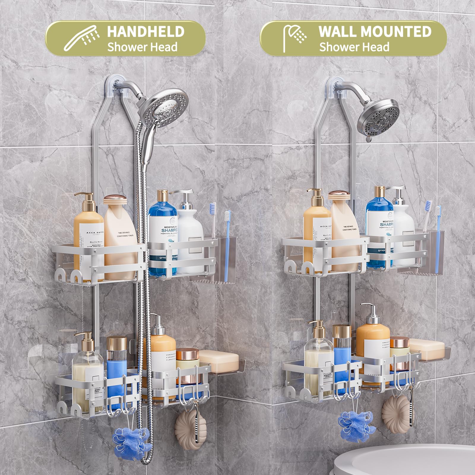 GAOKASE space-saving design helps declutter small bathrooms.