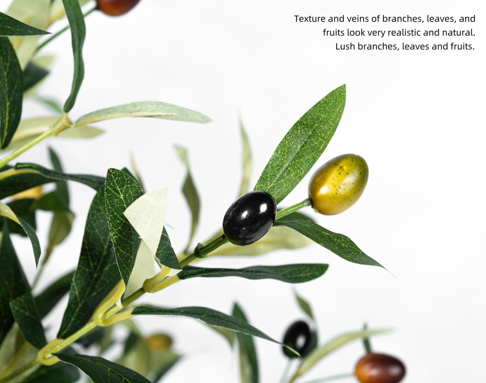 Gaoqisi artificial olive fruits detail showcasing natural charm.
