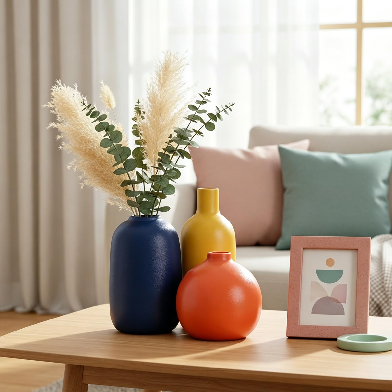 GAOSHENG trio arrangement vase set showcases versatile display options