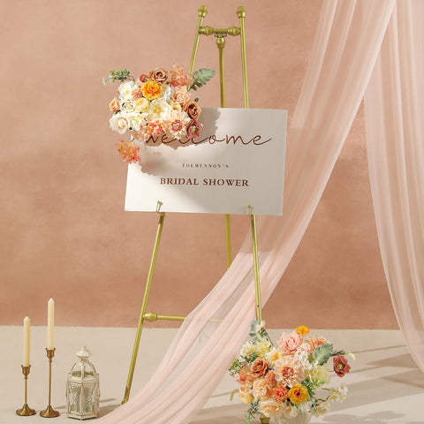 Garisey artificial flowers table-centerpiece-setup ready for events