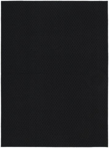 Garland Rug Town Square Black 8x10 angled view for living room appeal.